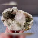 Natural Pyrite and Quartz and Calcite Symbiosis comes from Daye,Hubei 120*80*55MM - image 4