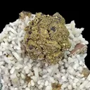 Natural Pyrite and Quartz Cluster, Mineral Specimen:Inner Mongolia,China (75*90*35MM) - image 2