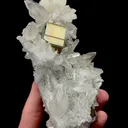 Natural Pyrite Crystal and Calcite Mineral Specimen,High Quality Specimen,DAYE,HUBEI,CHINA(146*85*60mm) - image 3
