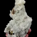 Natural Pyrite Crystal and Calcite Mineral Specimen,High Quality Specimen,DAYE,HUBEI,CHINA(146*85*60mm) - image 2