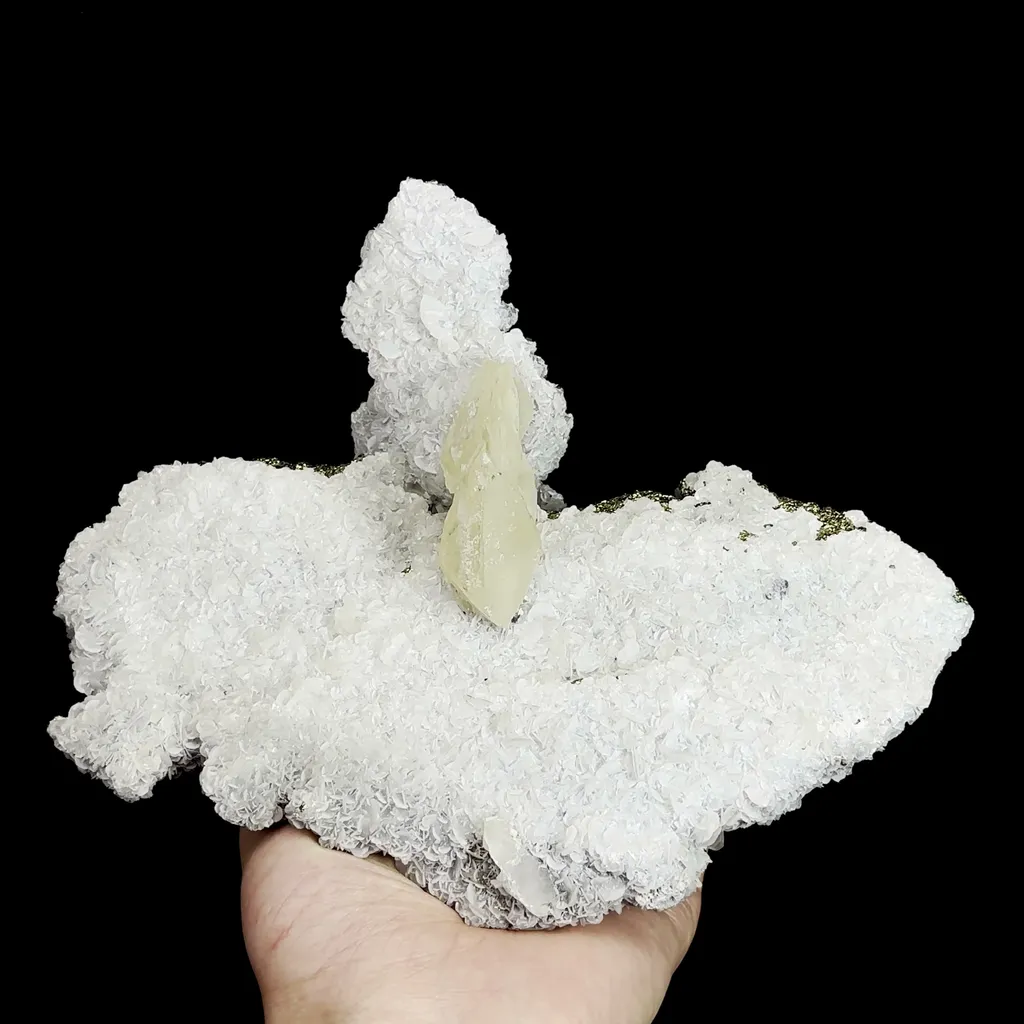 Natural Pyrite Quartz and Calcite Mineral Specimen,High Quality Specimen,LONGYAN,FUJIAN,CHINA(200*155*51mm) - image 3