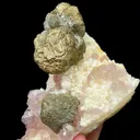 Natural Pyrite Sphere and Purple Fluorite, Mineral Specimen: Daye,Hubei (140*105*65MM) - image 2