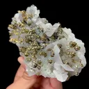 Natural Pyrite,Calcite and Crystal,Cluster Mineral Specimen:FUJIAN (135*45*25mm) - image 2