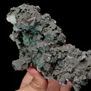 Natural Pyrolusite and Green Fluorite Mineral Specimen,High Quality Specimen,YAO GANG XIAN,HUNAN,CHINA(145*95*60mm) - image 3