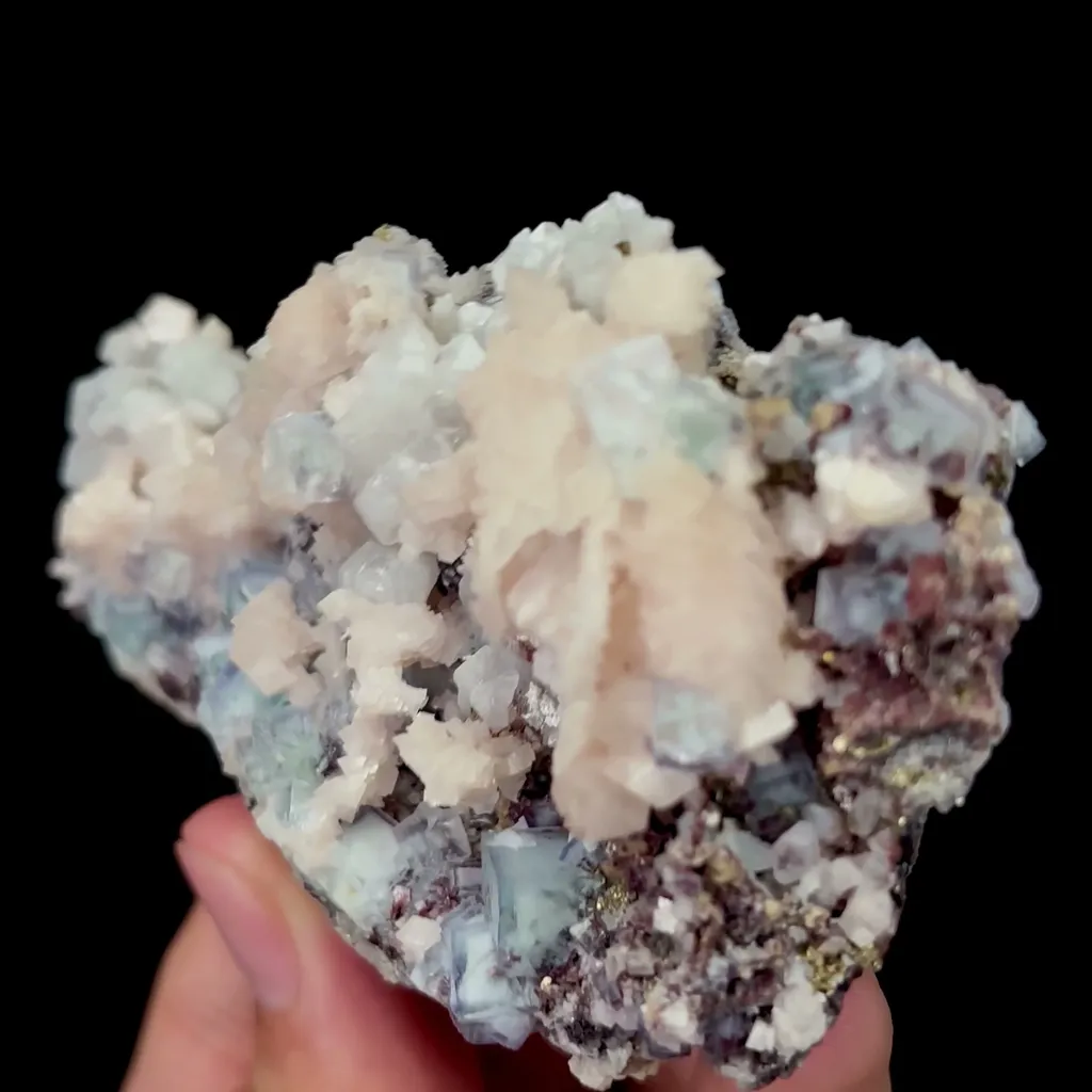 Natural Qinghua Porcelain Fluorite Mineral Specimen,High Quality Specimen,YAO GANG XIAN,HUNAN,CHINA(90*60*29mm) - image 3