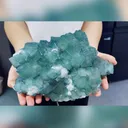 Natural QR Code Fluorite comes from Fujian,China 240*150*120MM - image 3