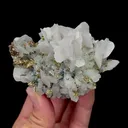 Natural Quartz and Calcite and Pyrite Symbiosis comes from Fujian,China 80*55*40MM - image 1