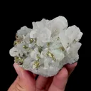 Natural Quartz and Calcite and Pyrite Symbiosis comes from Fujian,China 80*55*40MM - image 2