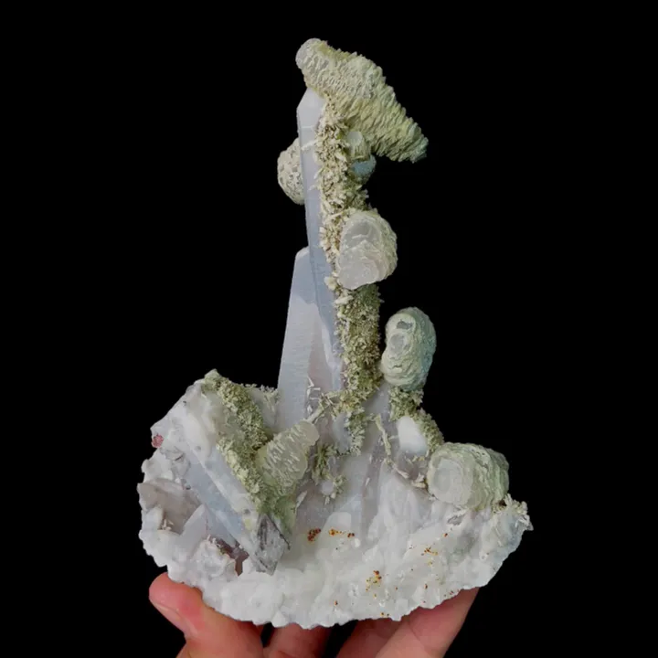 Natural Quartz and Calcite, Mineral Specimen: Inner Mongolia （110*70*130MM） - image 6