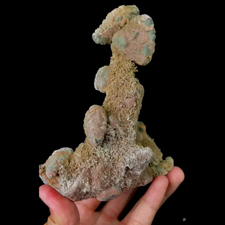 Natural Quartz and Calcite, Mineral Specimen: Inner Mongolia （110*70*130MM） - image 4