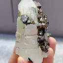 Natural Quartz and Scheelite coexist comes from Yaogangxian,Hunan 40*30*80MM - image 3