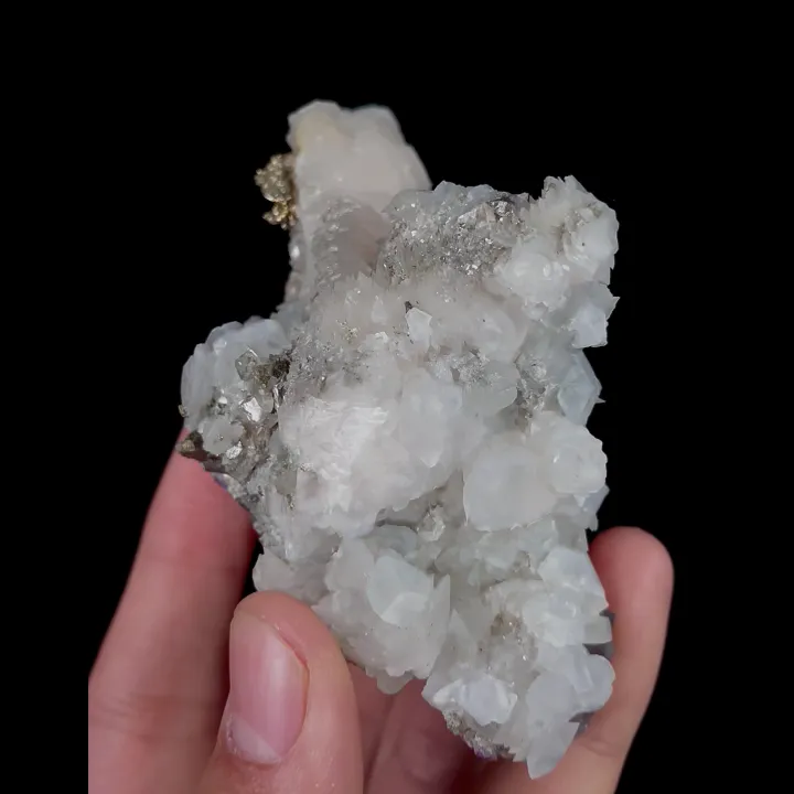 Natural Quartz, Calcite and Arsenopyrite, Mineral Specimen:Yaogangxian,Hunan (90*55*35MM) - image 4