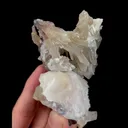 Natural Quartz Cluster and Calcite, Mineral Specimen: Inner Mongolia,China (60*95*65MM) - image 4
