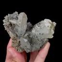 Natural Quartz Cluster and Calcite, Mineral Specimen: Inner Mongolia,China (80*65*60MM) - image 3