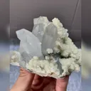 Natural Quartz Cluster and Calcite Symbiosis comes from Daye,Hubei 75*85*60MM - image 2