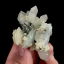 Natural Quartz Cluster and Dolomite Calcite, Mineral Specimen: Inner Mongolia,China (40*45*50MM) - image 3