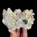 Natural Quartz Cluster and Dolomite, Mineral Specimen: Jiangxi,China (115*75*45MM) - image 1