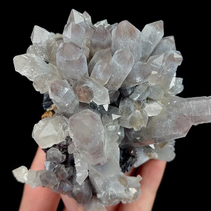 Natural Quartz Cluster and Specularite, Mineral Specimen: Inner Mongolia,China (95*90*80MM) - image 3