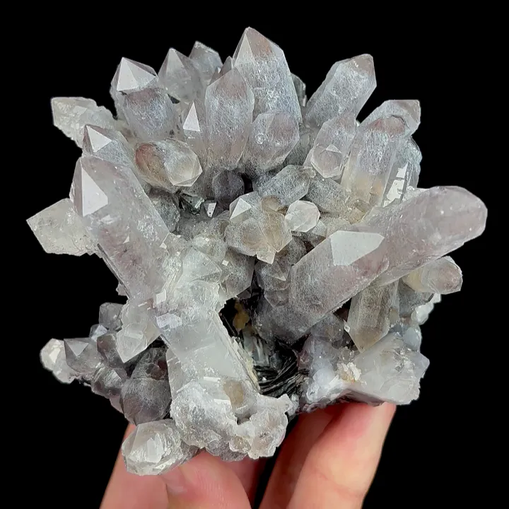 Natural Quartz Cluster and Specularite, Mineral Specimen: Inner Mongolia,China (95*90*80MM) - image 5