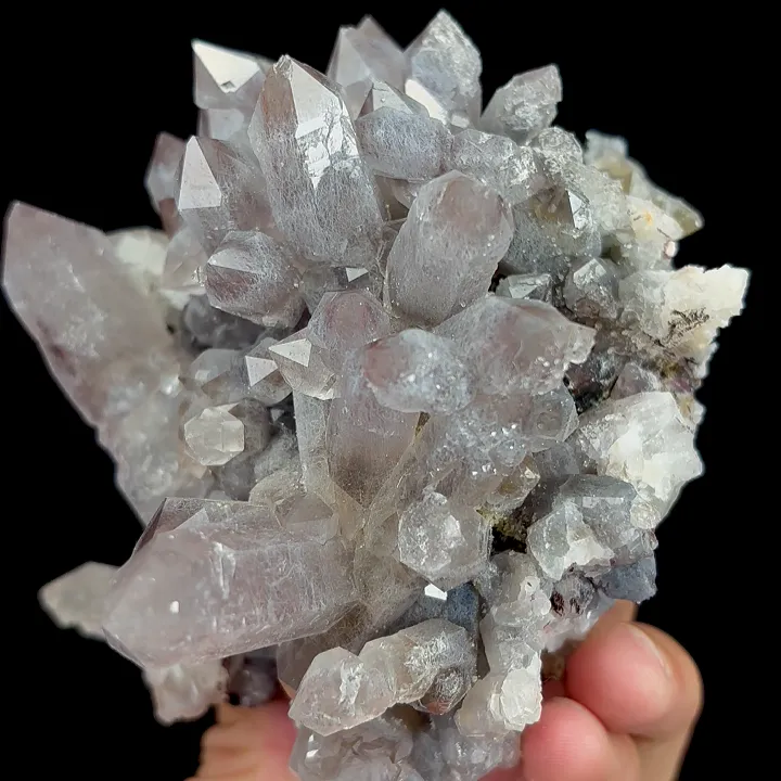 Natural Quartz Cluster and Specularite, Mineral Specimen: Inner Mongolia,China (95*90*80MM) - image 4