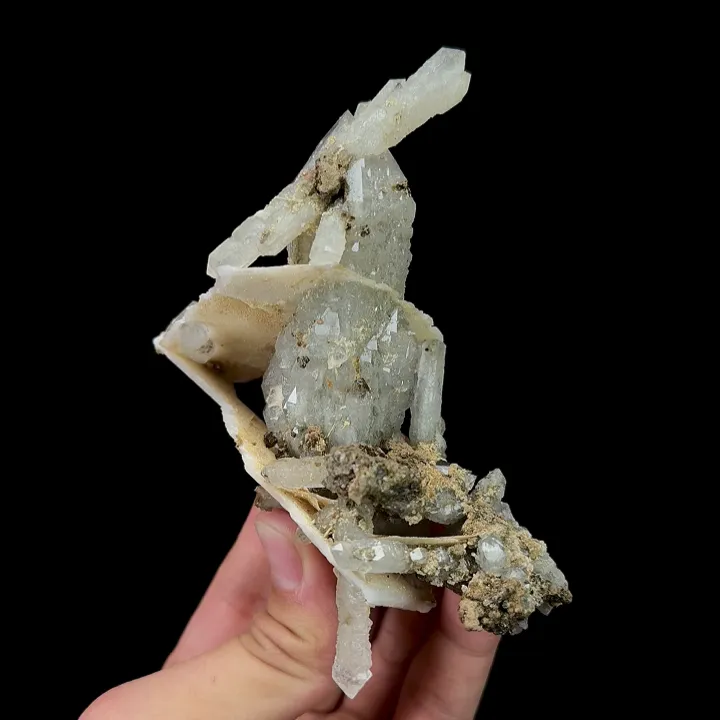 Natural Quartz Cluster, Mineral Specimen: Inner Mongolia,China (95*105*60MM) - image 5