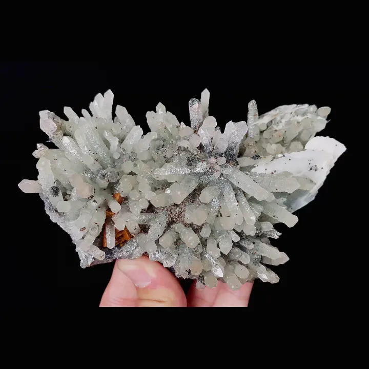 Natural Quartz Cluster & Scheelite and Calcite. Mineral Specimen: Inner Mongolia,China (120*80*60MM) - image 6