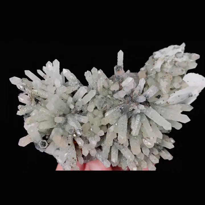 Natural Quartz Cluster & Scheelite and Calcite. Mineral Specimen: Inner Mongolia,China (120*80*60MM) - image 3