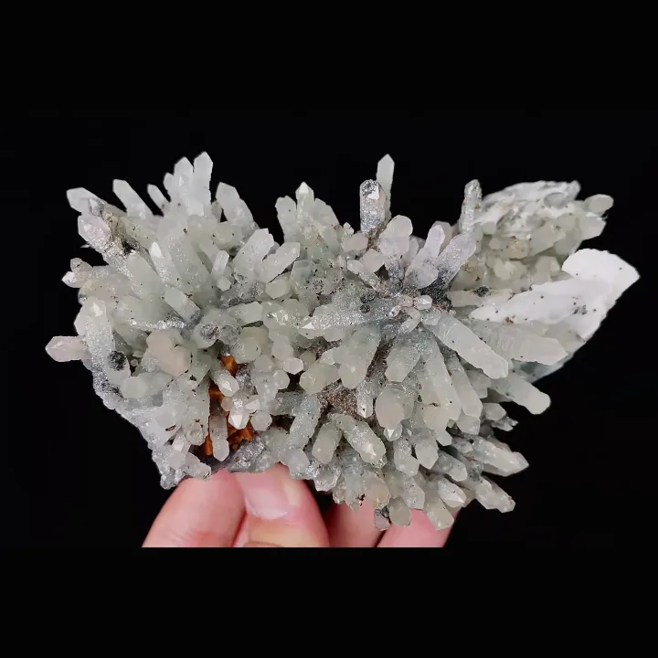 Natural Quartz Cluster & Scheelite and Calcite. Mineral Specimen: Inner Mongolia,China (120*80*60MM) - image 5