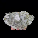 Natural Quartz Cluster with Calcite and Pyrite, Mineral Specimen: Fujian,China (145*70*35MM) - image 7