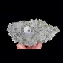 Natural Quartz Cluster with Calcite and Pyrite, Mineral Specimen: Fujian,China (145*70*35MM) - image 6