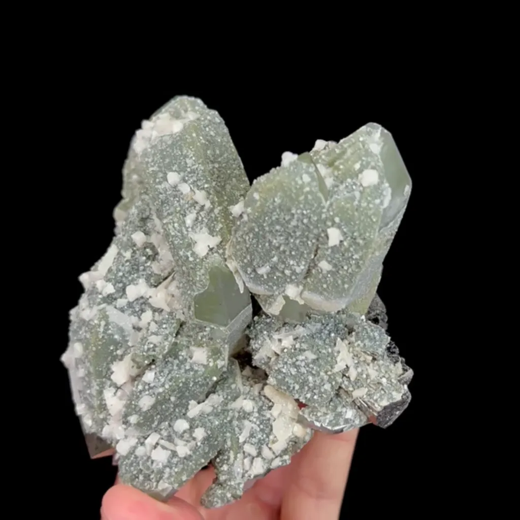 Natural Quartz Cluster with Fluorite and Arsenopyrite, Mineral Specimen:Yaogangxian,Hunan (85*70*125MM) - image 5