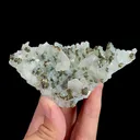 Natural Quartz Cluster with Pyrite and Calcite, Mineral Specimen:Fujian,China (105*55*30MM) - image 4