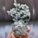 Natural Quartz Clusters and Arsenopyrite Symbiosis comes from Yindu,Inner Mongolia 50*35*80MM - image 4