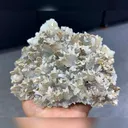 Natural Quartz Clusters and Calcite Symbiosis comes from Anhui,China 150*125*65MM - image 1