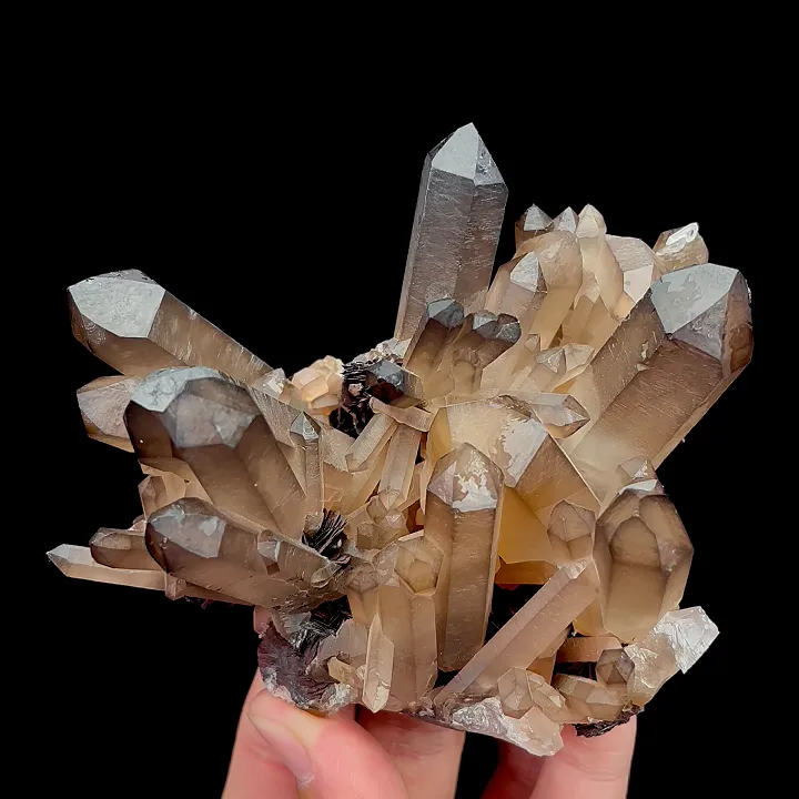 Natural Quartz Clusters and Specularite, Mineral Specimen: Inner Mongolia,China (120*60*80MM) - image 5