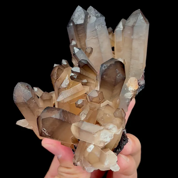 Natural Quartz Clusters and Specularite, Mineral Specimen: Inner Mongolia,China (120*60*80MM) - image 3