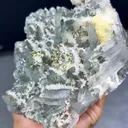Natural Quartz Clusters, Calcite, and Pyrite Symbiosis comes from Fujian,China 135*50*160MM - image 3