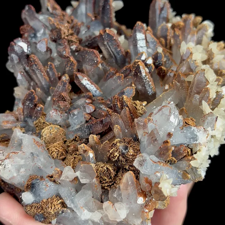 Natural Quartz Crystal Cluster Mineral Specimen,High Quality Specimen,ANHUI,CHINA(108*105*36mm) - image 3