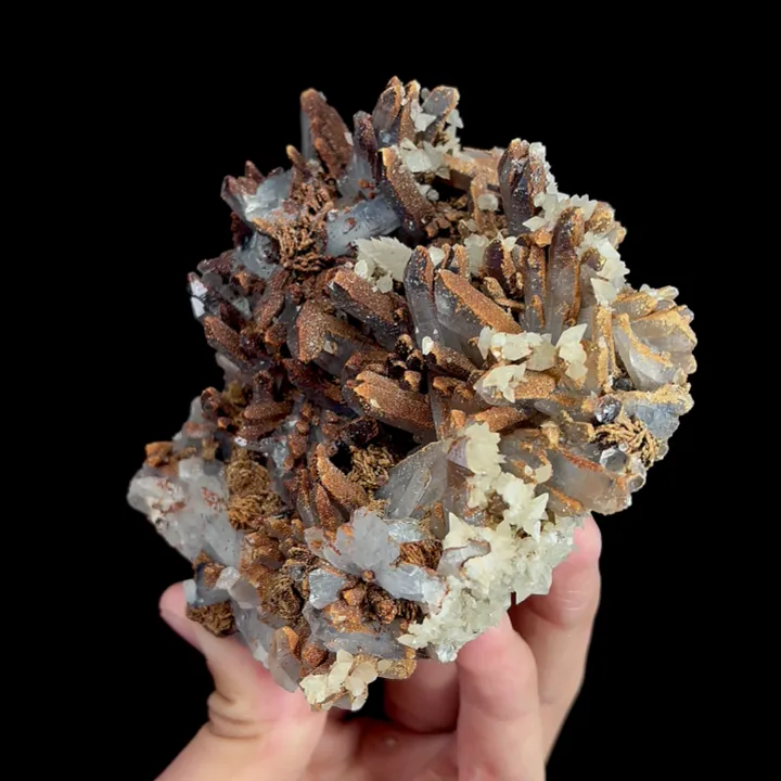 Natural Quartz Crystal Cluster Mineral Specimen,High Quality Specimen,ANHUI,CHINA(108*105*36mm) - image 2