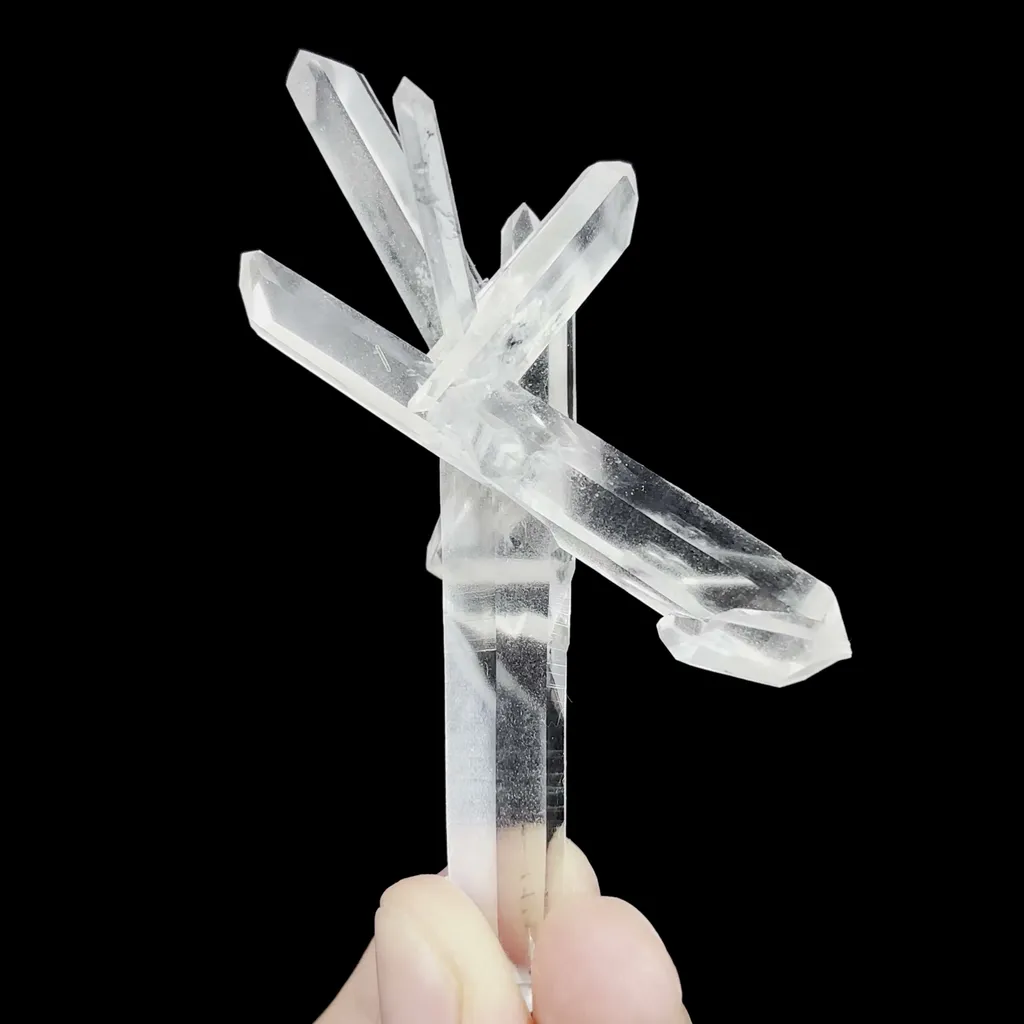 Natural Quartz Crystal Cluster Mineral Specimen,High Quality Specimen,SICHUAN,CHINA(87*16*35mm) - image 3