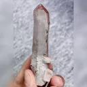 Natural Quartz Tower and Calcite Symbiosis comes from Inner Mongolia,China 20*80*15MM - image 4