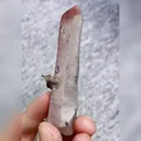 Natural Quartz Tower and Calcite Symbiosis comes from Inner Mongolia,China 20*80*15MM - image 3