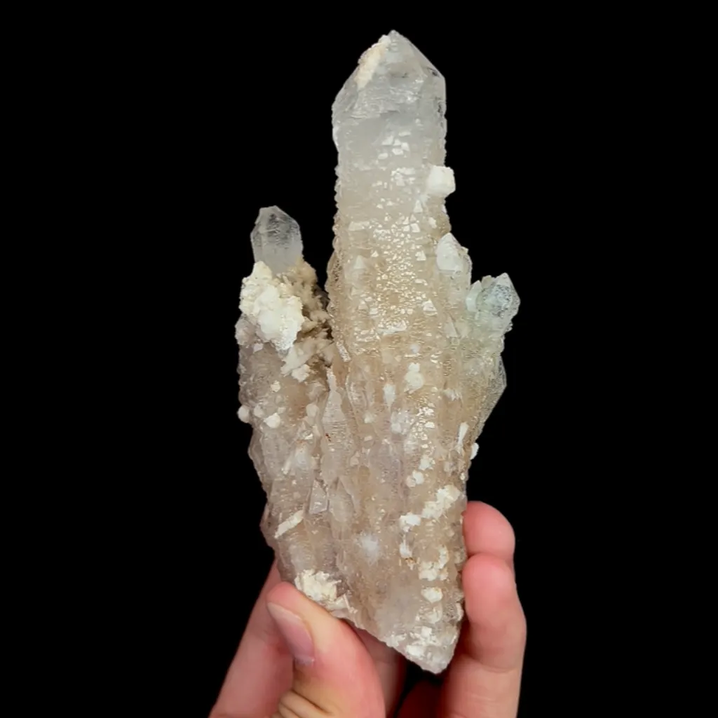 Natural Quartz Tower, Mineral Specimen: Inner Mongolia,China (60*125*45MM) image
