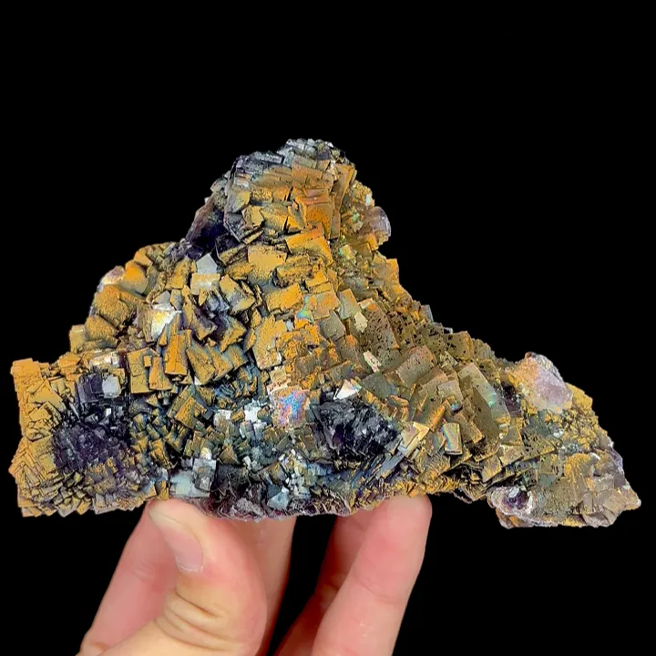 Natural Rainbow Colored Fluorite, Mineral Specimen:Henan,China (125*75*40MM) - image 5