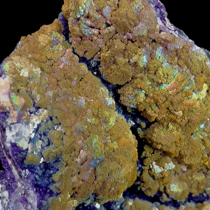 Natural Rainbow-Colored Fluorite, Mineral Specimen:Henan,China (135*140*60MM) - image 4