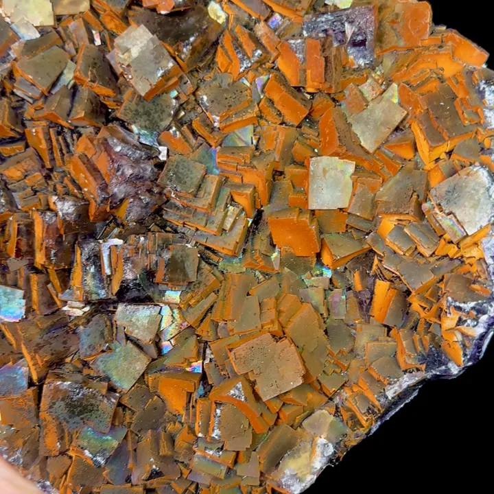 Natural Rainbow Colored Fluorite, Mineral Specimen:Henan,China (180*170*25MM) - image 3