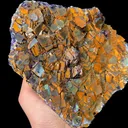 Natural Rainbow Colored Fluorite, Mineral Specimen:Henan,China (180*170*25MM) - image 2