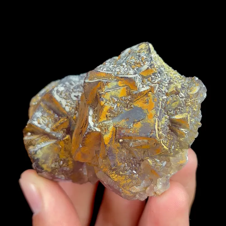 Natural Rainbow-Colored Fluorite, Mineral Specimen:Henan,China (70*50*35MM) - image 2
