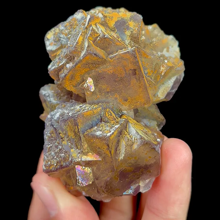 Natural Rainbow-Colored Fluorite, Mineral Specimen:Henan,China (70*50*35MM) - image 5