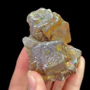 Natural Rainbow-Colored Fluorite, Mineral Specimen:Henan,China (70*50*35MM) - image 4